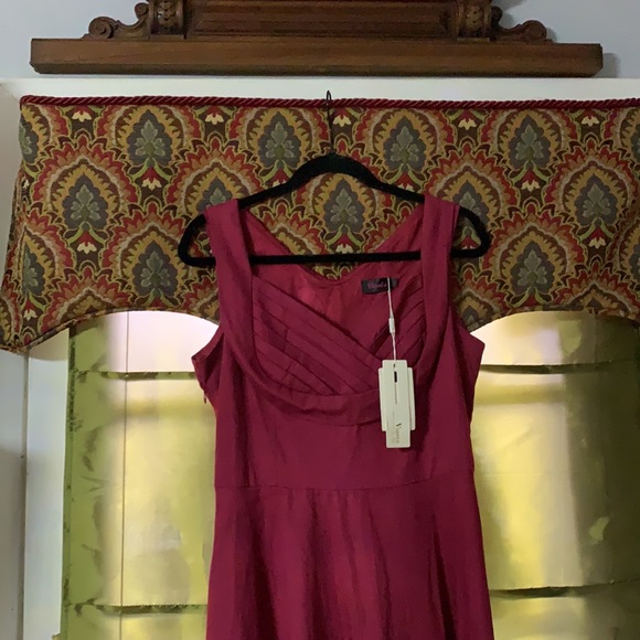 NWT Sexy Red Vianla Pinup Girl XL Dress - Picture 7 of 9